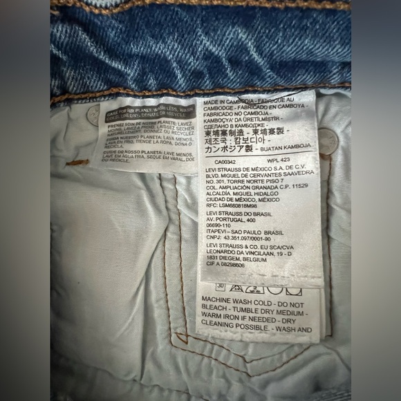 Levi’s Women’s Premium 501 Skinny Filiforme Jeans – Size. 25 - Picture 8 of 9